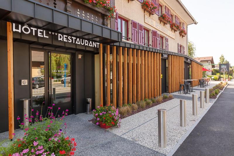 Hôtel-Restaurant Les Rochers La Balme-de-Sillingy Exterior foto